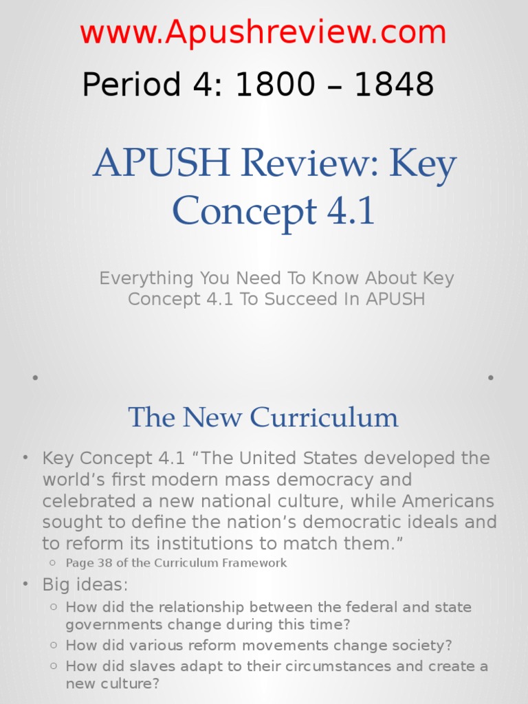 APUSH Review Key Concept 4.1 PDF Native Americans In The United