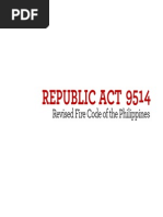 Fire Code of the Philippines (RA 9514) | PDF | Fire Safety | Firefighting