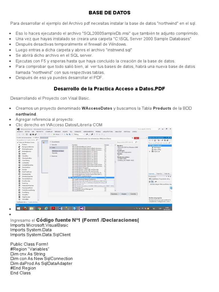 Clase #10 - Base de Datos | PDF | Servidor SQL de Microsoft | Archivo ...