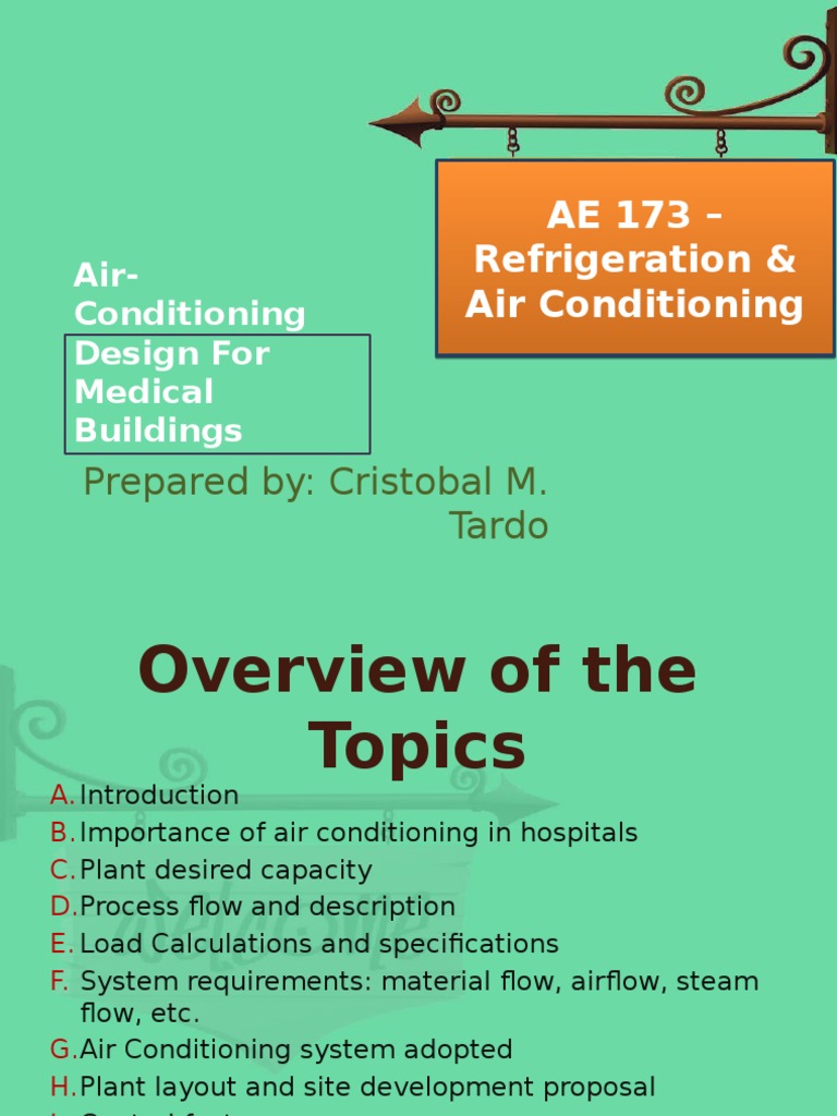 AirConditioning Design For Medical Buildings PDF Air Conditioning