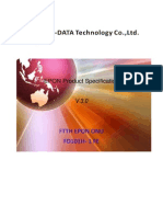 C-Data FTTH Epon Onu Fd10C-DATA FTTH EPON ONU FD101H1h - 1fe - Specification v3