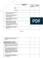 All Processes Checklist