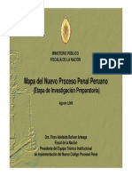 Mapa Del Nuevo Proceso Penal Peruano [Etapa de Investigación Preparatoria]