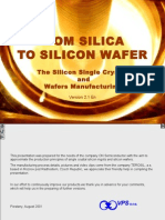 From Silica To Silicon Wafer: The Silicon Single Crystal and Wafers Manufacturing