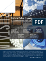 The Low Carbon Economy: GS SUSTAIN Equity Investor's Guide To A Low Carbon World, 2015-25