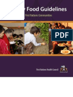 FNHC - Healthy Food Guidelines For First Nations Communities