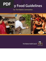 FNHC - Healthy Food Guidelines For First Nations Communities