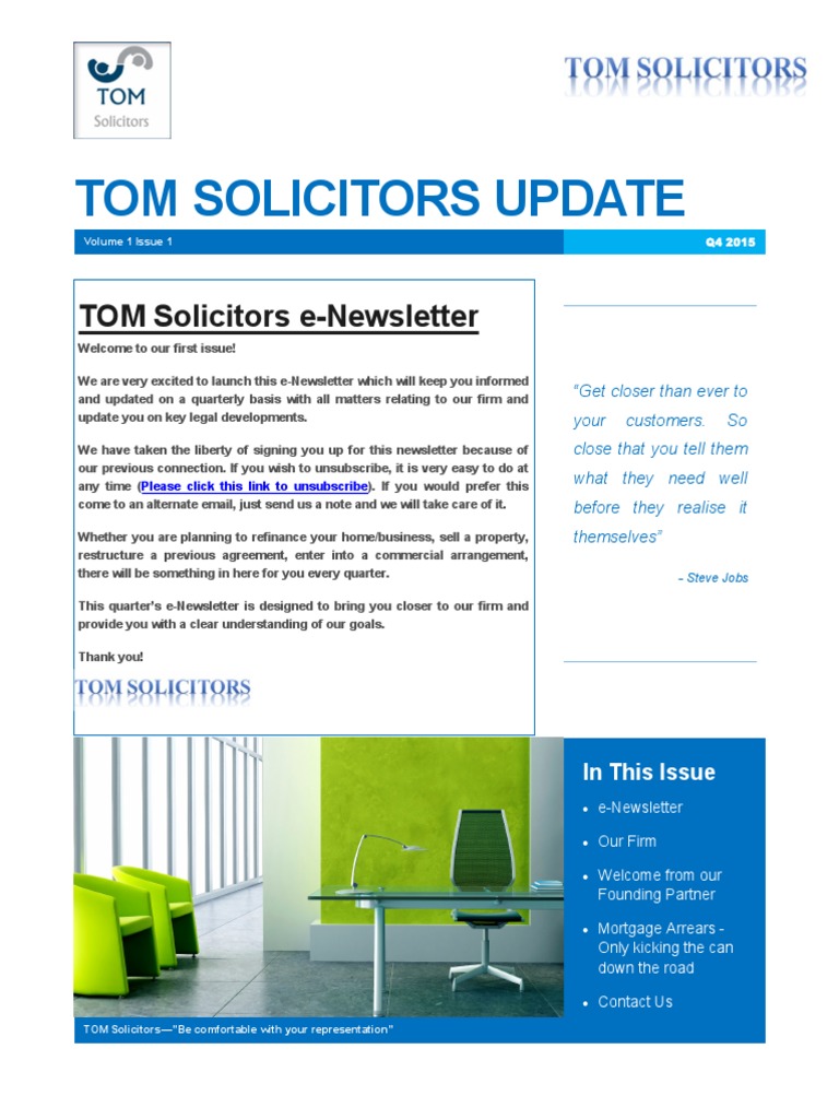 Tom Solicitors Update | PDF | Mortgage Loan | Loans