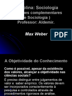 Aula de Sociologia - Ação Social ( Weber) 