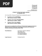 Ref 6 GMC Fitness To Practice Panel Hearing A Wakefield 28 Jan 2010