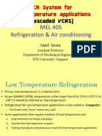 VCR System For Low Temperature Applications: (Cascaded VCRS)