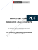 Norma E030-2014 - Diseño Sismorresistente Del Perú
