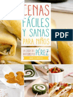 Cenas Faciles y Sanas para Ninos PDF