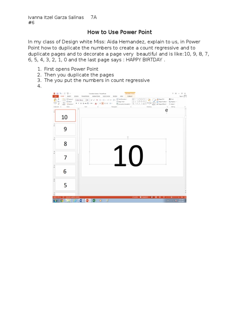 How To Use Power Point | PDF