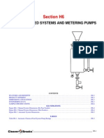 Section H6: Chemical Feed Systems and Metering Pumps