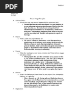 Project Design Principles