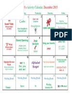 Dec. 15 Activity Calendar PDF