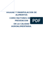 Higiene y Manipulacion de Alimentos SR Luis