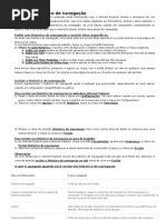 Excluir Histórico de Navegação