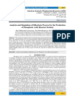 Analysis and Simulation of Dihydrate Process for the Production of Phosphoric Acid (Reactor Section) Ms.G.bharathi Kannamma, Dr.D.prabhakaran, Dr.T.kannadasan