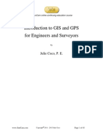 Introduction To GIS and GPS For Engineers and Surveyors: Julie Coco, P. E
