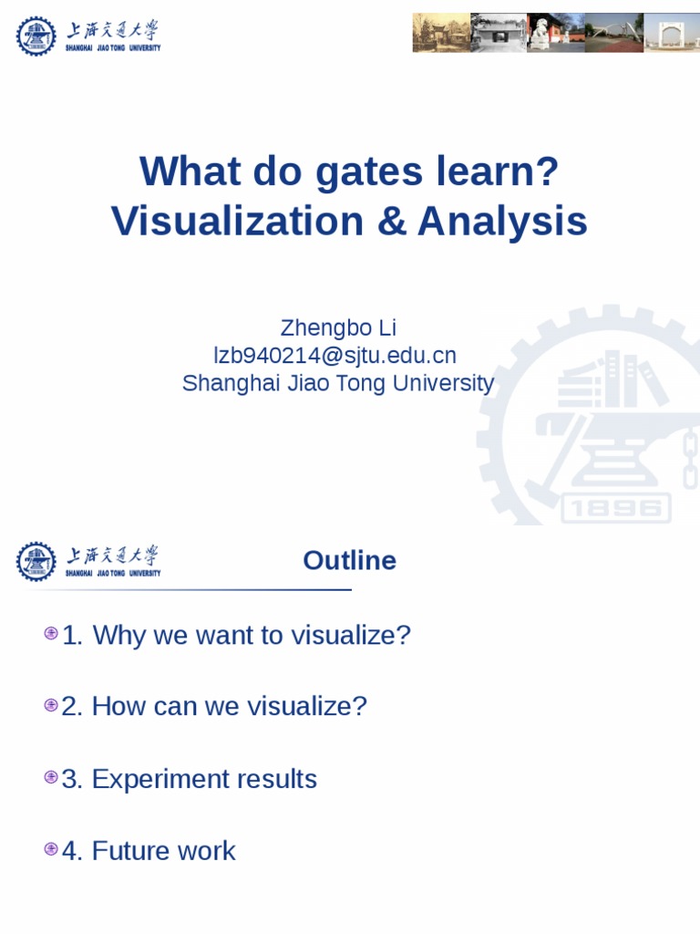 What Do Gates Learn: Visualization & Analysis | PDF