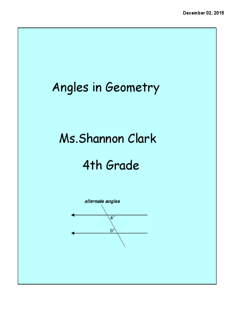 Understanding Angles and Lines in Geometry | PDF