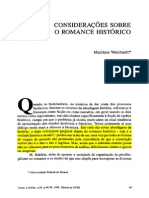 Considerações Sobre o Romance Histórico - Marilene