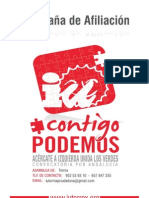 Campaña de afiliación "Contigo Podemos"