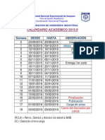 Horarios Uneg