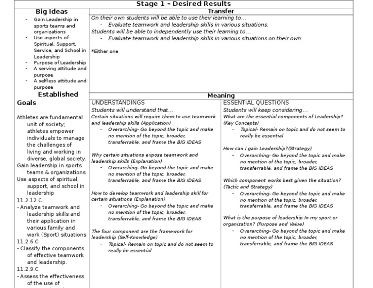 Template Stage 1-1 | PDF