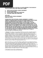 Download iPad Software License Agreement by Erictric SN29198816 doc pdf