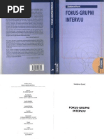 FOKUS-GRUPNI INTERVJU - Sladana Ðuric PDF | PDF