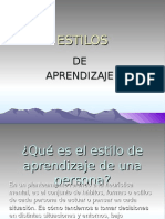 Estilos de Aprendizaje 