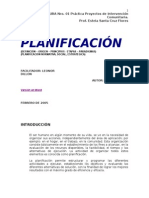 PLANIFICACIÓN