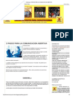 Dinámicas - 3 PASOS PARA LA COMUNICACION ASERTIVA PDF