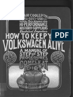 How to Keep You Volkswagen Alive 17 Edition 1997 Ingles