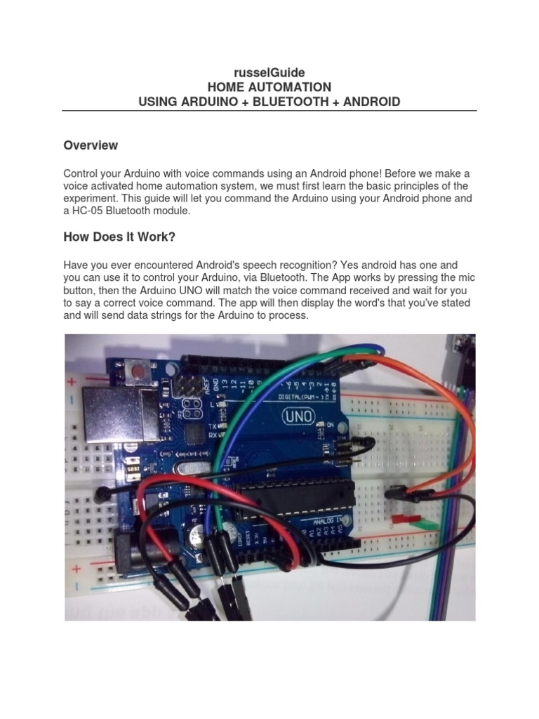 Automation | PDF | Arduino | Android (Operating System)