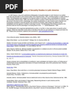 Bibliography of Sexuality Studies in Latin America | PDF | Human ...