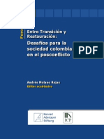 Desafios de La Sociedad Colombiana en El Posconflicto