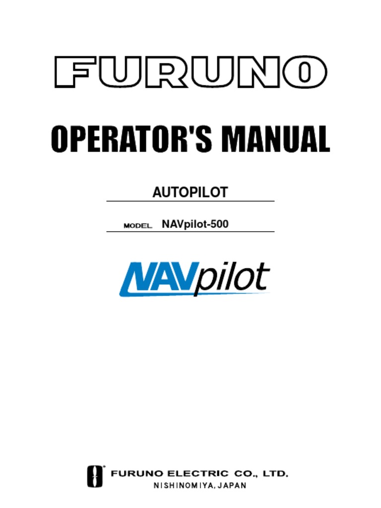 Autopilot Manual PDF Rudder Compass