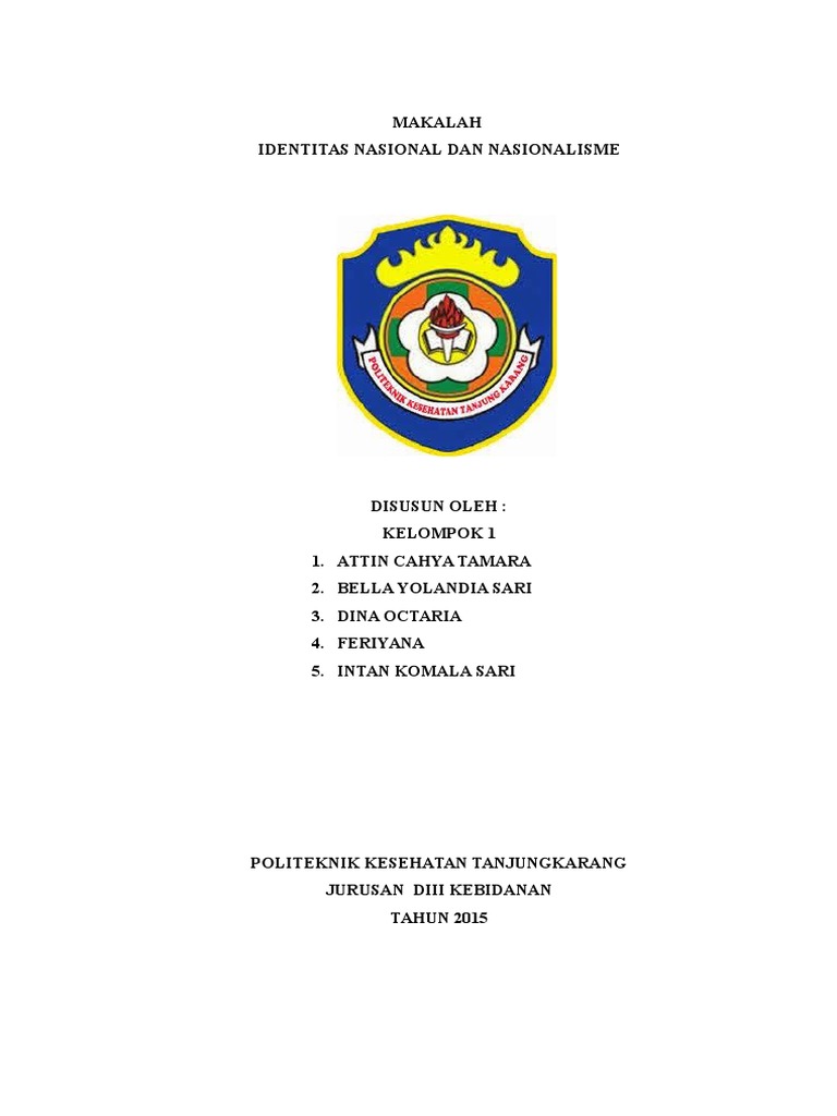 Makalah Identitas Nasional