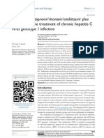 Profile of paritaprevir/ritonavir/ombitasvir plus dasabuvir in the treatment of chronic hepatitis C virus genotype 1 infection.