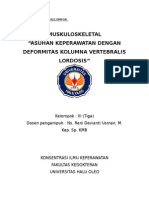 Askep Klien Dengan Deformitas Kolumna Vertebralis Lordosis