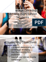 Underage Drinking Among High School Students