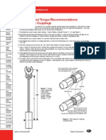 Coupling Torque Recommendations