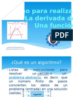 Algoritmos Derivada