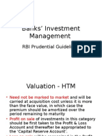 MBFI - Investments - Prudential Norms