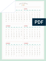 Calendario Julio Dic 21016