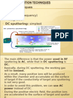 DC (Diode) RF (Radio Frequency) Magnetron: Basic Techniques